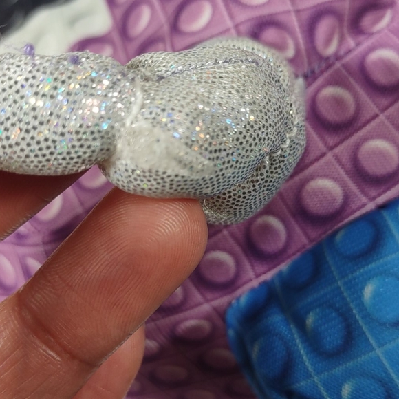 Nanco Narwhal silver sparkle  pup rainbow hair - Picture 9 of 17